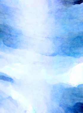 Soyut suluboya sanat eserleri. Fırça boyalı dijital resim. Renkli yaratıcı suluboya çizimi.