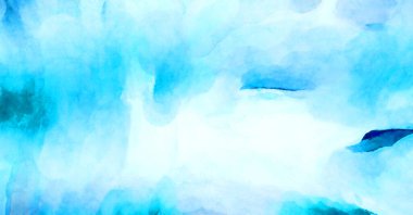 Soyut suluboya sanat eserleri. Fırça boyalı dijital resim. Renkli yaratıcı suluboya çizimi.