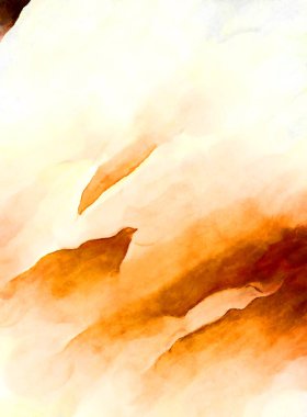 Soyut suluboya sanat eserleri. Fırça boyalı dijital resim. Renkli yaratıcı suluboya çizimi.