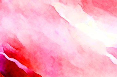 Soyut suluboya sanat eserleri. Fırça boyalı dijital resim. Renkli yaratıcı suluboya çizimi.