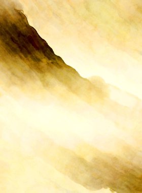 Soyut suluboya sanat eserleri. Fırça boyalı dijital resim. Renkli yaratıcı suluboya çizimi.