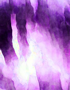 Soyut suluboya sanat eserleri. Fırça boyalı dijital resim. Renkli yaratıcı suluboya çizimi.