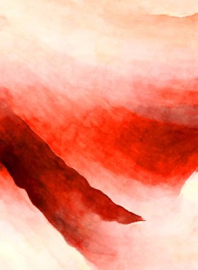 Soyut suluboya sanat eserleri. Fırça boyalı dijital resim. Renkli yaratıcı suluboya çizimi.