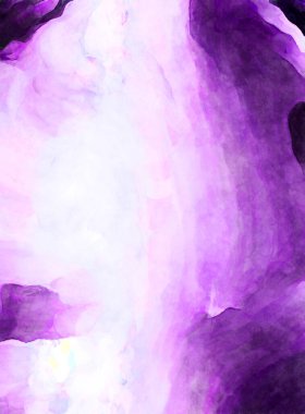 Soyut suluboya sanat eserleri. Fırça boyalı dijital resim. Renkli yaratıcı suluboya çizimi.