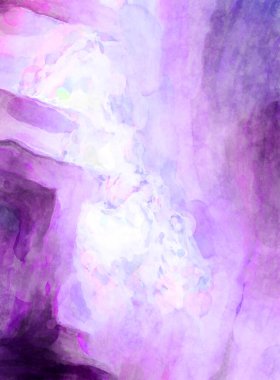 Soyut suluboya sanat eserleri. Fırça boyalı dijital resim. Renkli yaratıcı suluboya çizimi.