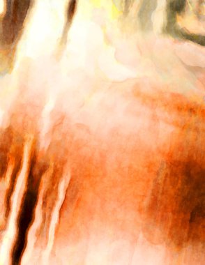 Soyut suluboya sanat eserleri. Fırça boyalı dijital resim. Renkli yaratıcı suluboya çizimi.