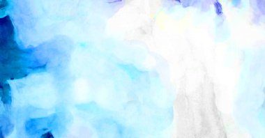 Soyut suluboya sanat eserleri. Fırça boyalı dijital resim. Renkli yaratıcı suluboya çizimi.