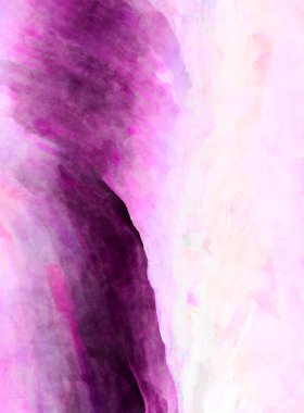 Soyut suluboya sanat eserleri. Fırça boyalı dijital resim. Renkli yaratıcı suluboya çizimi.