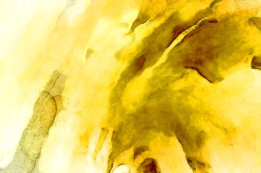 Soyut suluboya sanat eserleri. Fırça boyalı dijital resim. Renkli yaratıcı suluboya çizimi.