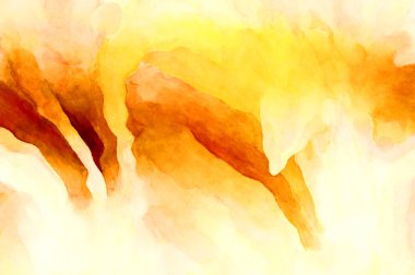 Soyut suluboya sanat eserleri. Fırça boyalı dijital resim. Renkli yaratıcı suluboya çizimi.