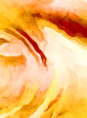 Soyut suluboya sanat eserleri. Fırça boyalı dijital resim. Renkli yaratıcı suluboya çizimi.