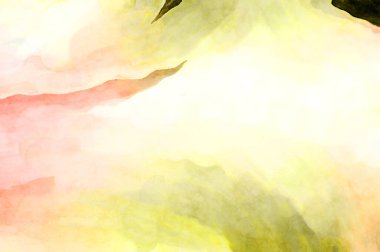 Soyut suluboya sanat eserleri. Fırça boyalı dijital resim. Renkli yaratıcı suluboya çizimi.