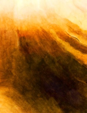 Soyut suluboya sanat eserleri. Fırça boyalı dijital resim. Renkli yaratıcı suluboya çizimi.