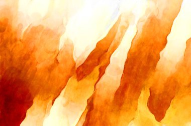 Soyut suluboya sanat eserleri. Fırça boyalı dijital resim. Renkli yaratıcı suluboya çizimi.