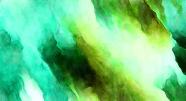 Soyut suluboya sanat eserleri. Fırça boyalı dijital resim. Renkli yaratıcı suluboya çizimi.