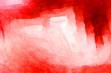 Soyut suluboya sanat eserleri. Fırça boyalı dijital resim. Renkli yaratıcı suluboya çizimi.