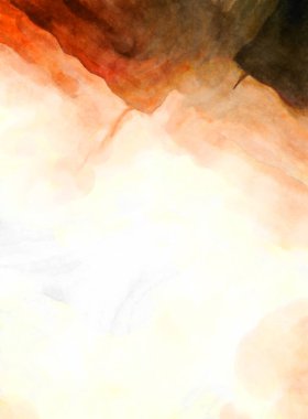 Soyut suluboya sanat eserleri. Fırça boyalı dijital resim. Renkli yaratıcı suluboya çizimi.