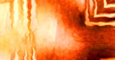 Soyut suluboya sanat eserleri. Fırça boyalı dijital resim. Renkli yaratıcı suluboya çizimi.