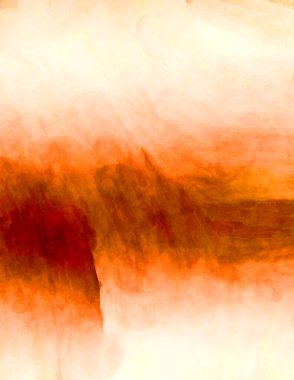 Soyut suluboya sanat eserleri. Fırça boyalı dijital resim. Renkli yaratıcı suluboya çizimi.