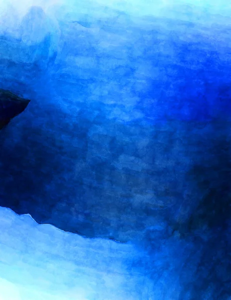 抽象的な水彩画を表現 ブラシはデジタルアート絵画を描いた カラフルな水彩画イラスト — ストック写真