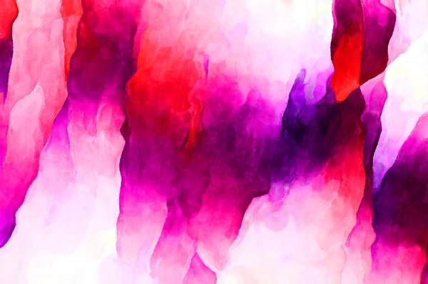 Expressive Abstract Watercolor Artwork Brush Painted Digital Art Painting Colorful — Stock Photo, Image