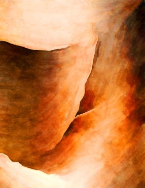 Soyut suluboya sanat eserleri. Fırça boyalı dijital resim. Renkli yaratıcı suluboya çizimi.