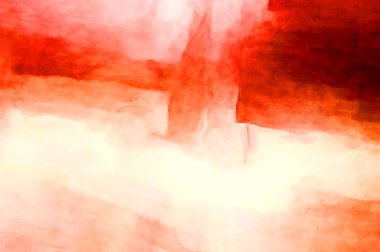 Soyut suluboya sanat eserleri. Fırça boyalı dijital resim. Renkli yaratıcı suluboya çizimi.