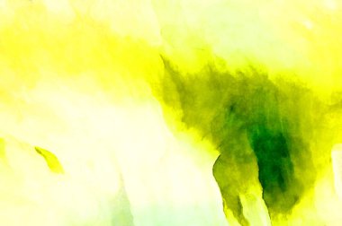 Soyut suluboya sanat eserleri. Fırça boyalı dijital resim. Renkli yaratıcı suluboya çizimi.