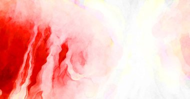 Soyut suluboya sanat eserleri. Fırça boyalı dijital resim. Renkli yaratıcı suluboya çizimi.