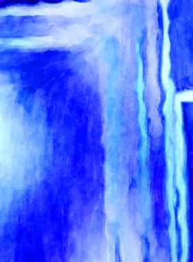 Soyut suluboya sanat eserleri. Fırça boyalı dijital resim. Renkli yaratıcı suluboya çizimi.