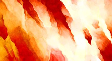 Soyut suluboya sanat eserleri. Fırça boyalı dijital resim. Renkli yaratıcı suluboya çizimi.