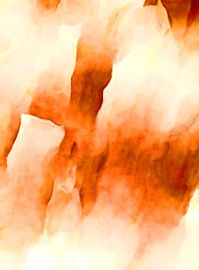 Soyut suluboya sanat eserleri. Fırça boyalı dijital resim. Renkli yaratıcı suluboya çizimi.