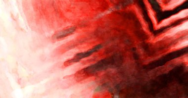 Soyut suluboya sanat eserleri. Fırça boyalı dijital resim. Renkli yaratıcı suluboya çizimi.