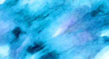 Soyut suluboya sanat eserleri. Fırça boyalı dijital resim. Renkli yaratıcı suluboya çizimi.