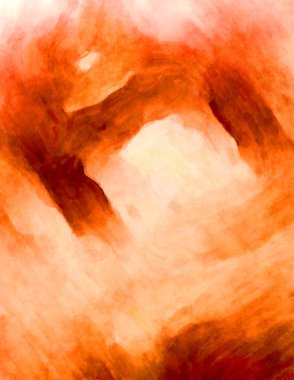 Soyut suluboya sanat eserleri. Fırça boyalı dijital resim. Renkli yaratıcı suluboya çizimi.