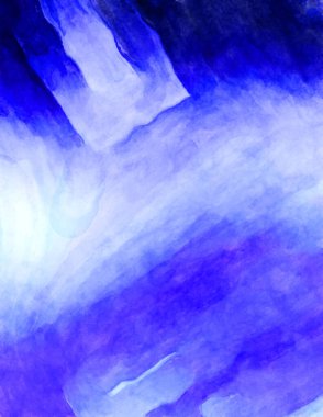 Soyut suluboya sanat eserleri. Fırça boyalı dijital resim. Renkli yaratıcı suluboya çizimi.