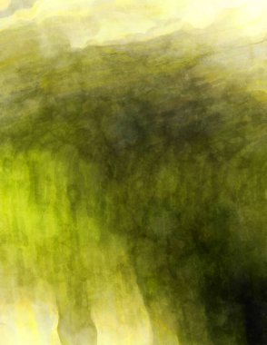 Soyut suluboya sanat eserleri. Fırça boyalı dijital resim. Renkli yaratıcı suluboya çizimi.