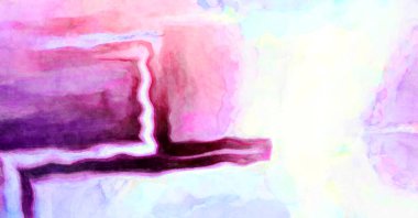 Soyut suluboya sanat eserleri. Fırça boyalı dijital resim. Renkli yaratıcı suluboya çizimi.