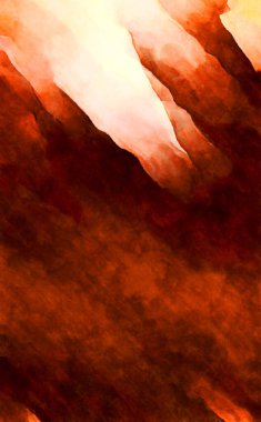 Soyut suluboya sanat eserleri. Fırça boyalı dijital resim. Renkli yaratıcı suluboya çizimi.