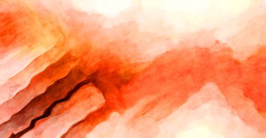 Soyut suluboya sanat eserleri. Fırça boyalı dijital resim. Renkli yaratıcı suluboya çizimi.