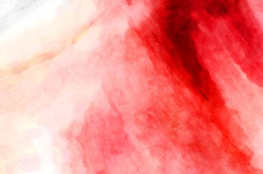 Soyut suluboya sanat eserleri. Fırça boyalı dijital resim. Renkli yaratıcı suluboya çizimi.