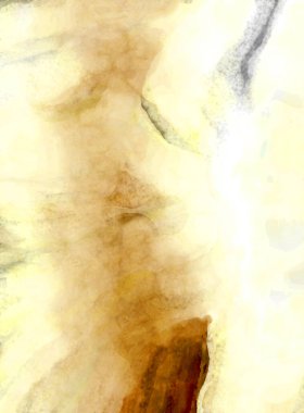 Soyut suluboya sanat eserleri. Fırça boyalı dijital resim. Renkli yaratıcı suluboya çizimi.