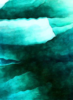 Soyut suluboya sanat eserleri. Fırça boyalı dijital resim. Renkli yaratıcı suluboya çizimi.