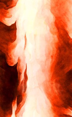 Soyut suluboya sanat eserleri. Fırça boyalı dijital resim. Renkli yaratıcı suluboya çizimi.