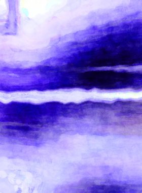 Soyut suluboya sanat eserleri. Fırça boyalı dijital resim. Renkli yaratıcı suluboya çizimi.