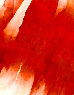 Soyut suluboya sanat eserleri. Fırça boyalı dijital resim. Renkli yaratıcı suluboya çizimi.