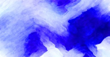 Soyut suluboya sanat eserleri. Fırça boyalı dijital resim. Renkli yaratıcı suluboya çizimi.