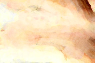 Soyut suluboya sanat eserleri. Fırça boyalı dijital resim. Renkli yaratıcı suluboya çizimi.