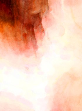 Soyut suluboya sanat eserleri. Fırça boyalı dijital resim. Renkli yaratıcı suluboya çizimi.