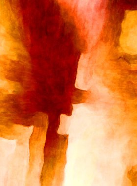 Soyut suluboya sanat eserleri. Fırça boyalı dijital resim. Renkli yaratıcı suluboya çizimi.